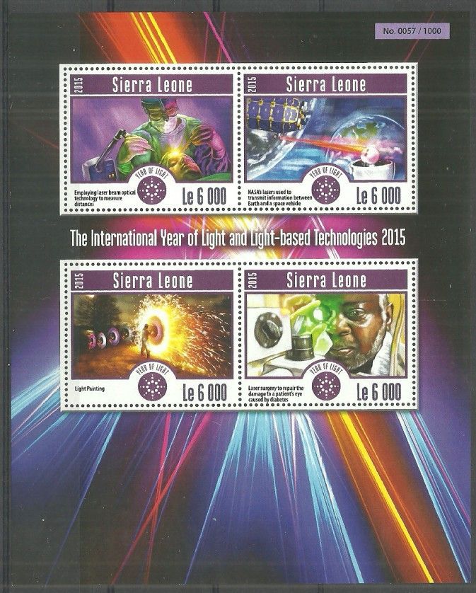 Znaczek Sierra Leone 2015 Mi ark 6284-6287 Czyste **