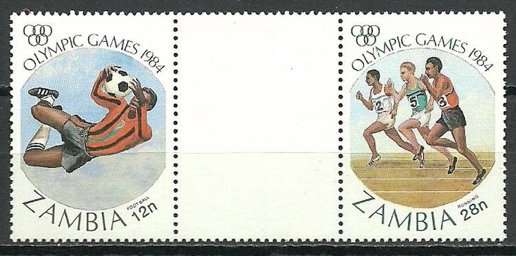 Znaczek Zambia 1984 Mi 314-315 Czyste **