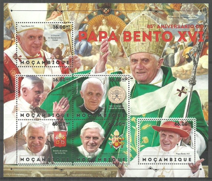 Znaczek Mozambik 2012 Mi ark 6132-6137 Czyste **