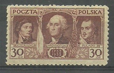Znaczek Polska 1932 Mi 271 Fi 250 Czyste **