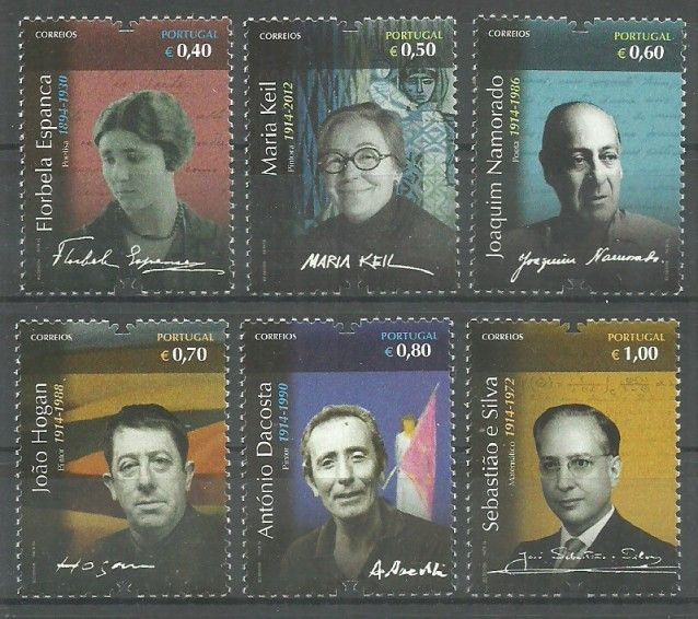 Znaczek Portugalia 2014 Mi 3910-3915 Czyste **