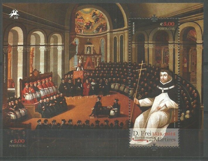 Znaczek Portugalia 2014 Mi bl 359 Czyste **