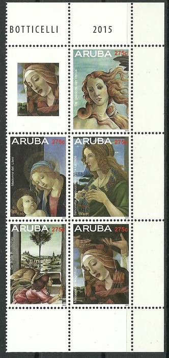 Znaczek Aruba 2015 Mi 868-872 Czyste **