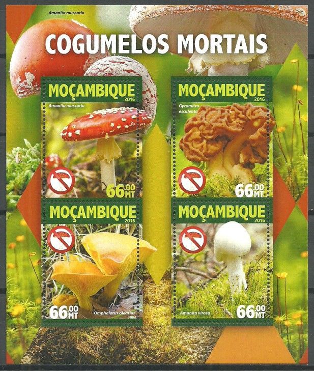 Znaczek Mozambik 2016 Mi ark 8304-8307 Czyste **