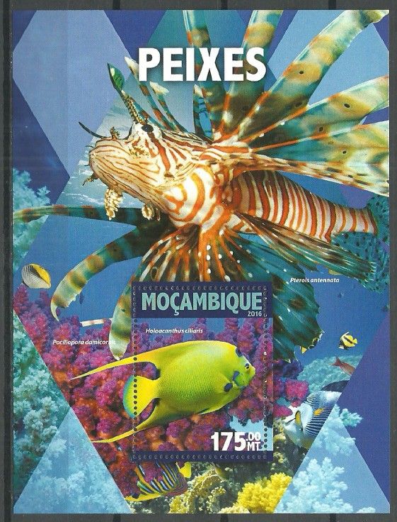 Znaczek Mozambik 2016 Mi bl 1104 Czyste **