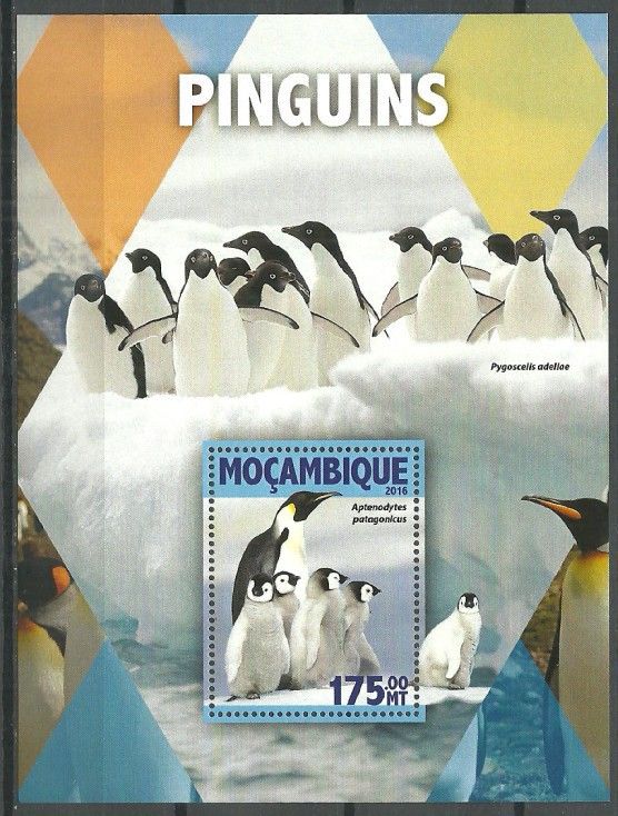 Znaczek Mozambik 2016 Mi bl 1106 Czyste **