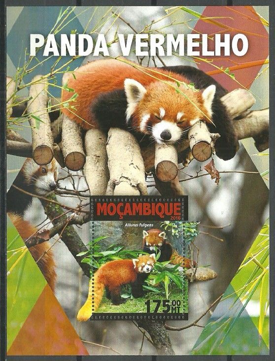 Znaczek Mozambik 2016 Mi bl 1111 Czyste **
