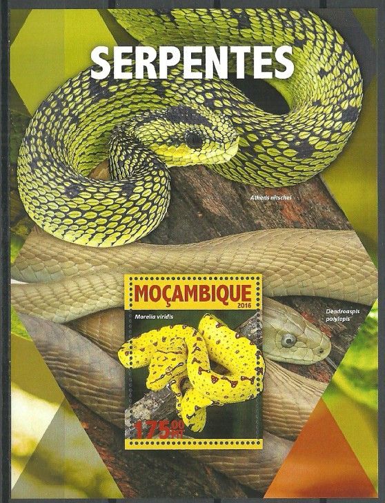 Znaczek Mozambik 2016 Mi bl 1116 Czyste **