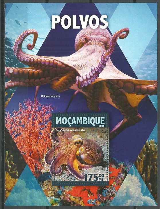 Znaczek Mozambik 2016 Mi bl 1118 Czyste **