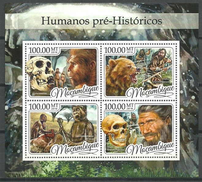 Znaczek Mozambik 2016 Mi ark 8779-8782 Czyste **