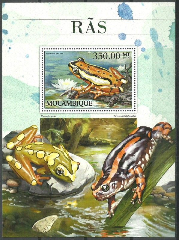 Znaczek Mozambik 2016 Mi bl 1221 Czyste **