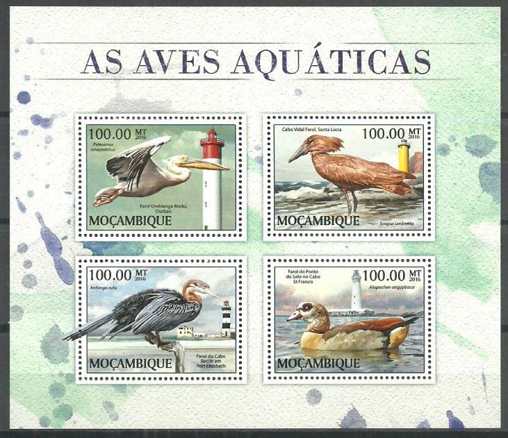 Znaczek Mozambik 2016 Mi ark 8914-8917 Czyste **