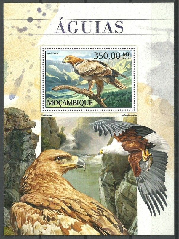 Znaczek Mozambik 2016 Mi bl 1225 Czyste **