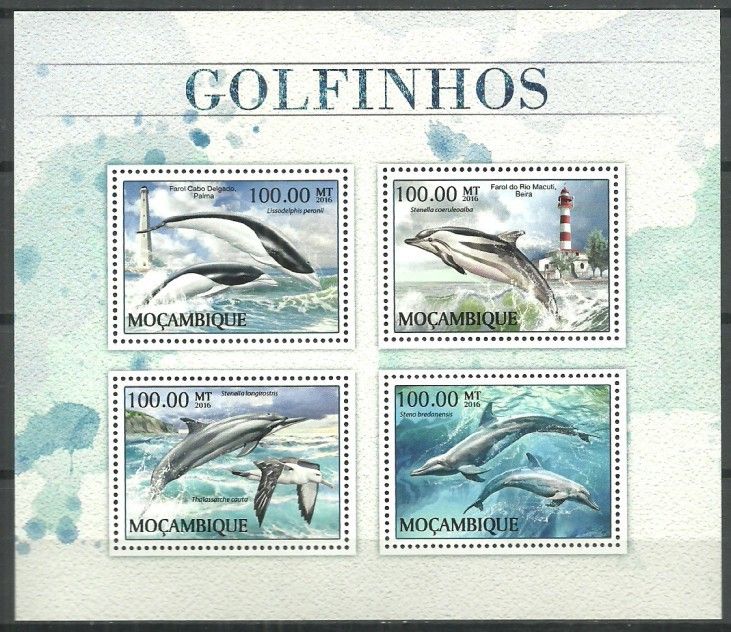 Znaczek Mozambik 2016 Mi ark 8954-8957 Czyste **