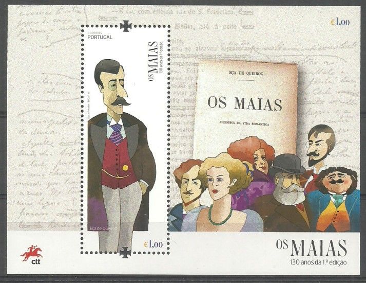 Znaczek Portugalia 2018 Mi bl 435 Czyste **