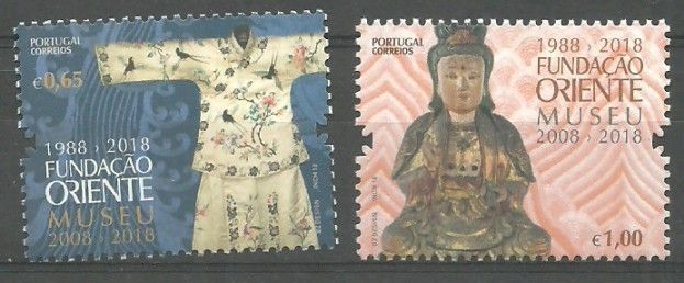 Znaczek Portugalia 2018 Mi 4379-4380 Czyste **