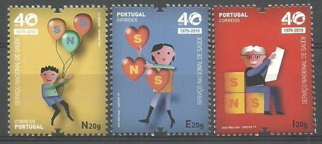 Znaczek Portugalia 2019 Mi 4539-4541 Czyste **