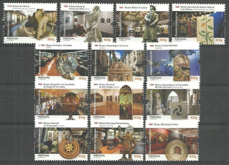 Znaczek Portugalia 2019 Mi 4491-4503 Czyste **