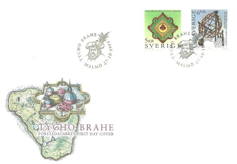 Znaczek Szwecja 1995 Mi 1910-1911 FDC