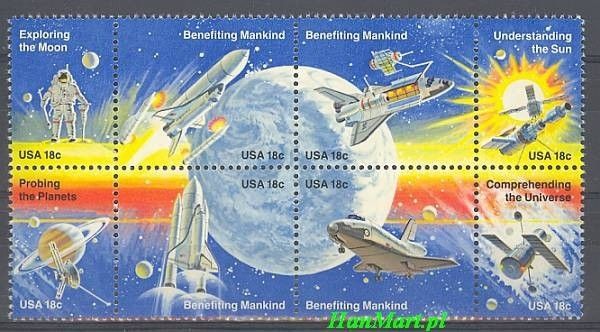 Znaczek USA 1981 Mi 1481-1488 Czyste **