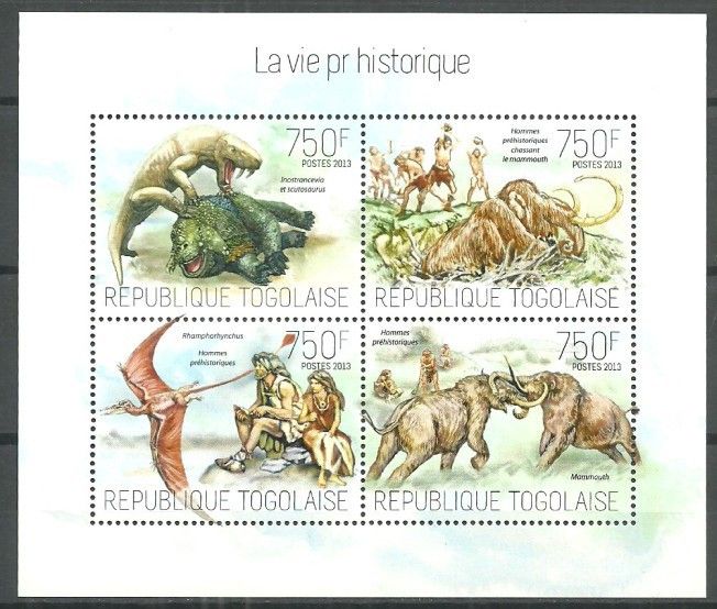 Znaczek Togo 2013 Mi ark 5336-5339 Czyste **