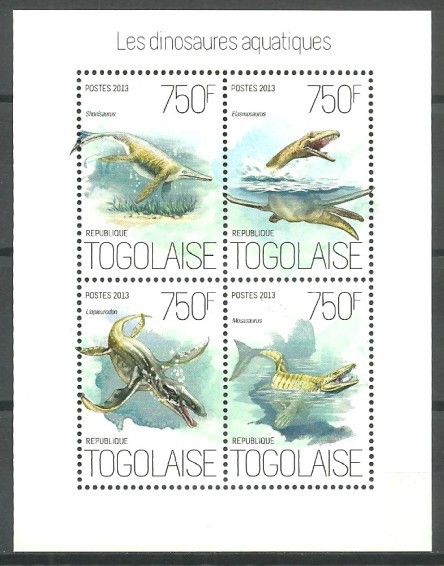 Znaczek Togo 2013 Mi ark 5411-5414 Czyste **