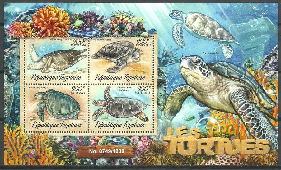 Znaczek Togo 2016 Mi ark 7399-7402 Czyste **