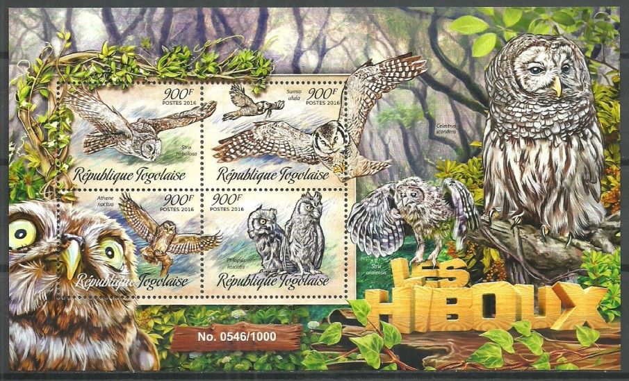 Znaczek Togo 2016 Mi ark 7419-7422 Czyste **