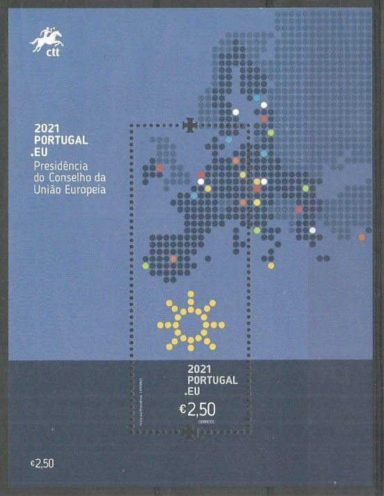 Znaczek Portugalia 2021 Mi bl 474 Czyste **