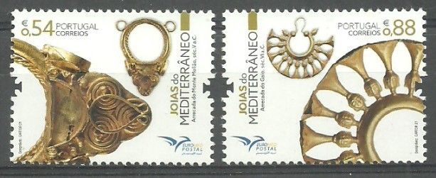 Znaczek Portugalia 2021 Mi 4753-4754 Czyste **
