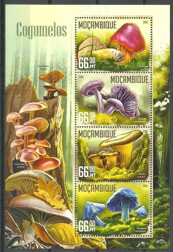 Znaczek Mozambik 2016 Mi ark 8439-8442 Czyste **