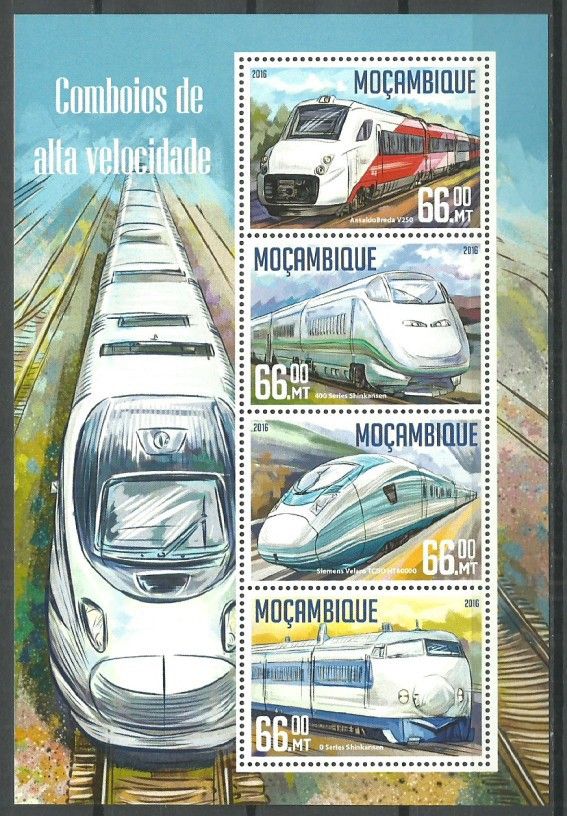Znaczek Mozambik 2016 Mi ark 8469-8472 Czyste **
