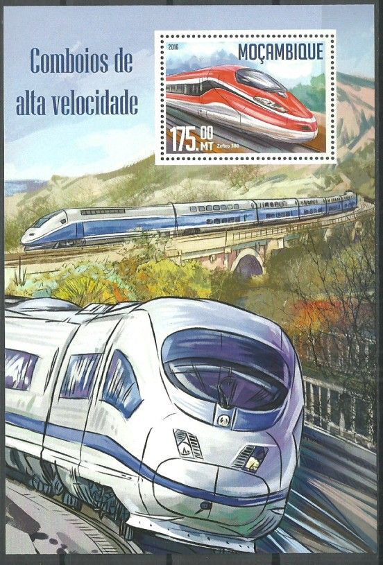 Znaczek Mozambik 2016 Mi bl 1134 Czyste **
