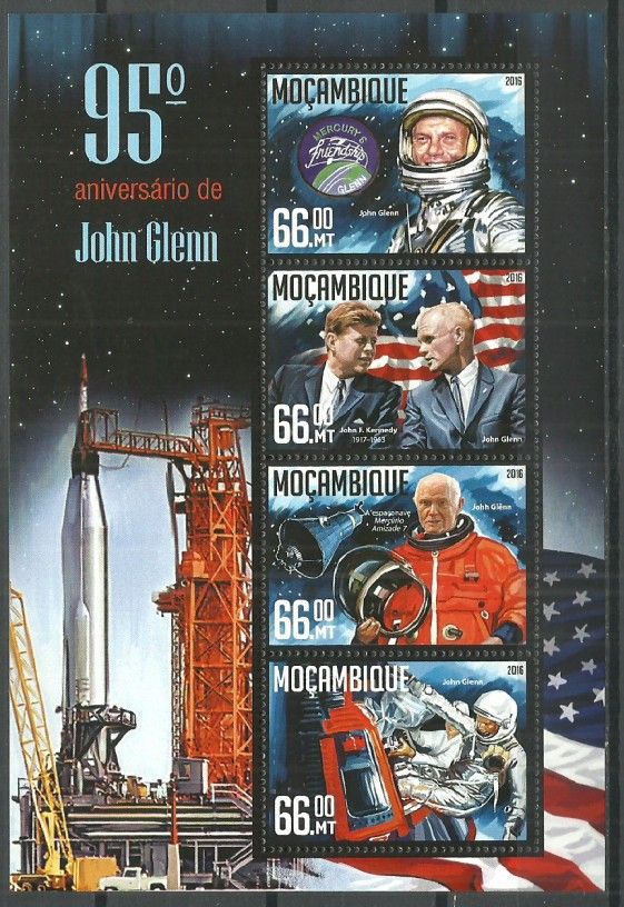 Znaczek Mozambik 2016 Mi ark 8524-8527 Czyste **