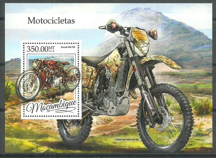 Znaczek Mozambik 2016 Mi bl 1169 Czyste **