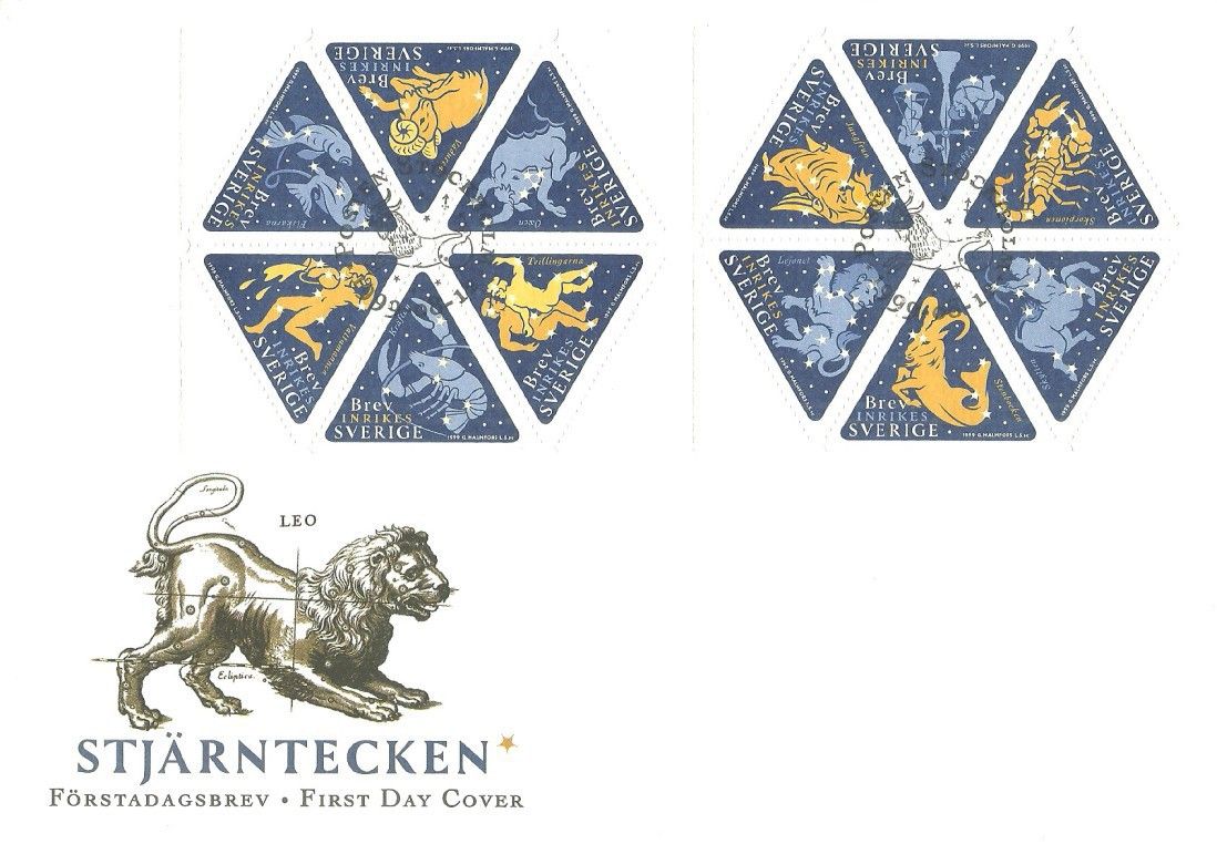 Znaczek Szwecja 1999 Mi 2129-2140 FDC
