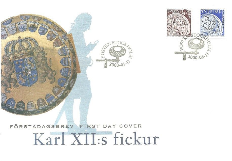 Znaczek Szwecja 2000 Mi 2157-2158 FDC