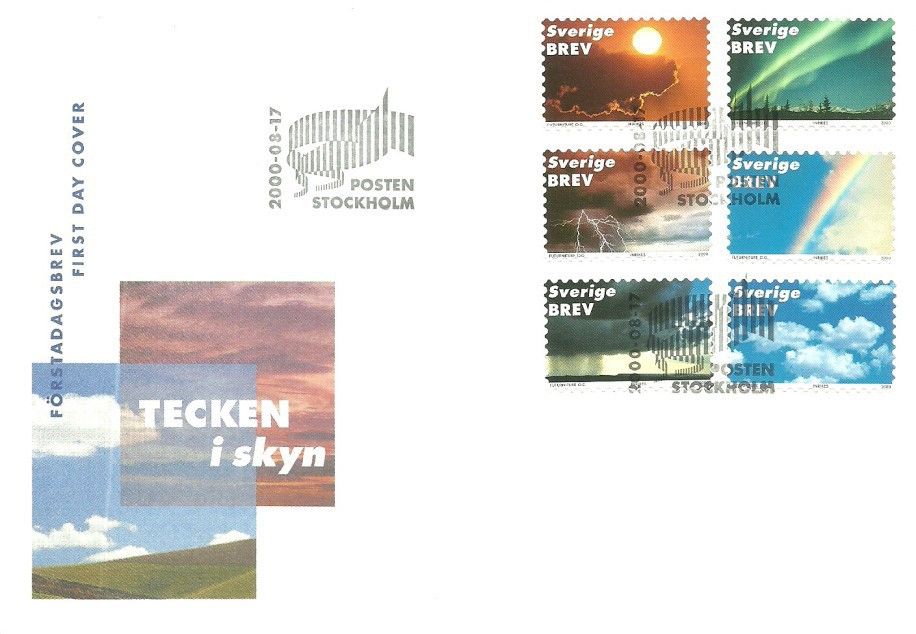 Znaczek Szwecja 2000 Mi 2186-2191 FDC