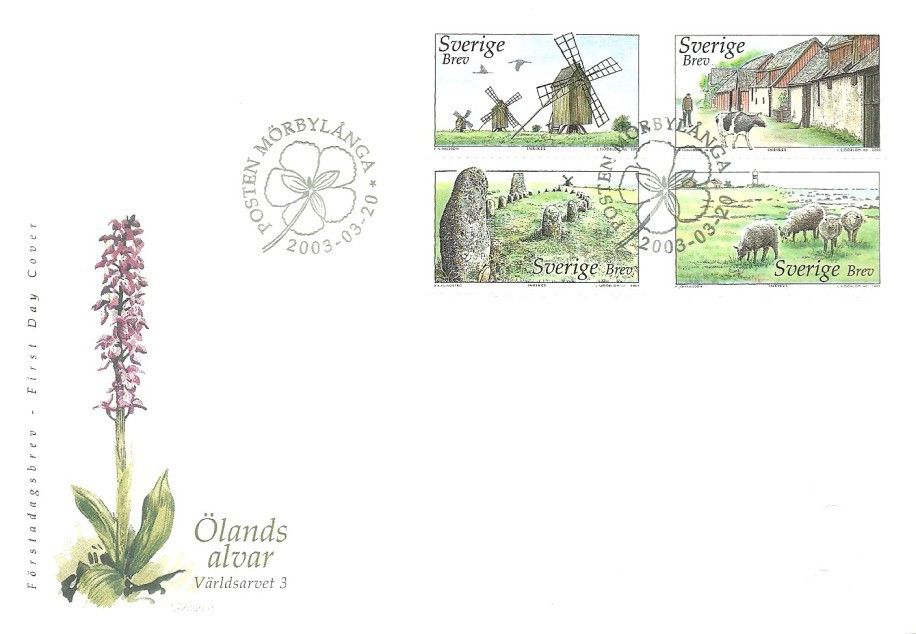 Znaczek Szwecja 2003 Mi 2346-2349 FDC