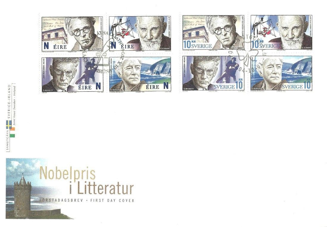 Znaczek Szwecja 2004 Mi 2422-2425 FDC