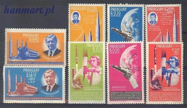 Znaczek Paragwaj 1964 Mi 1349-1356 Czyste **
