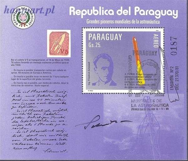 Znaczek Paragwaj 1984 Mi bl 401 Stemplowane