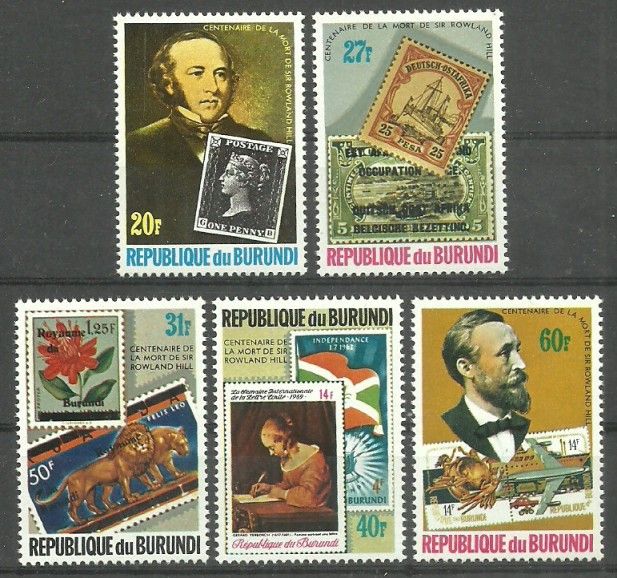Znaczek Burundi 1979 Mi 1522-1526 Czyste **
