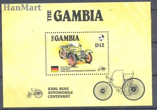 Znaczek Gambia 1986 Mi bl 25 Czyste **