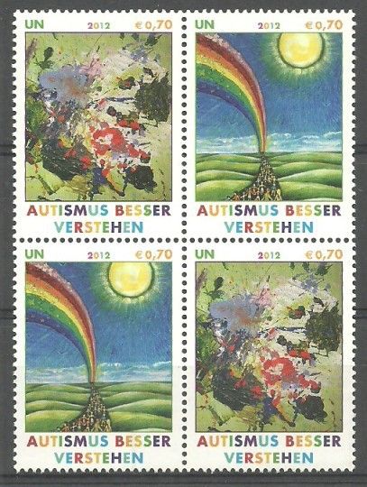 Znaczek Narody Zjednoczone Wiedeń 2012 Mi 746-747 Czyste **