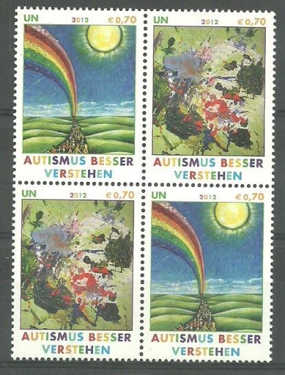 Znaczek Narody Zjednoczone Wiedeń 2012 Mi 746-747 Czyste **