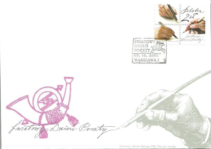 Znaczek Polska 2002 Mi 4001 Fi 3851 FDC