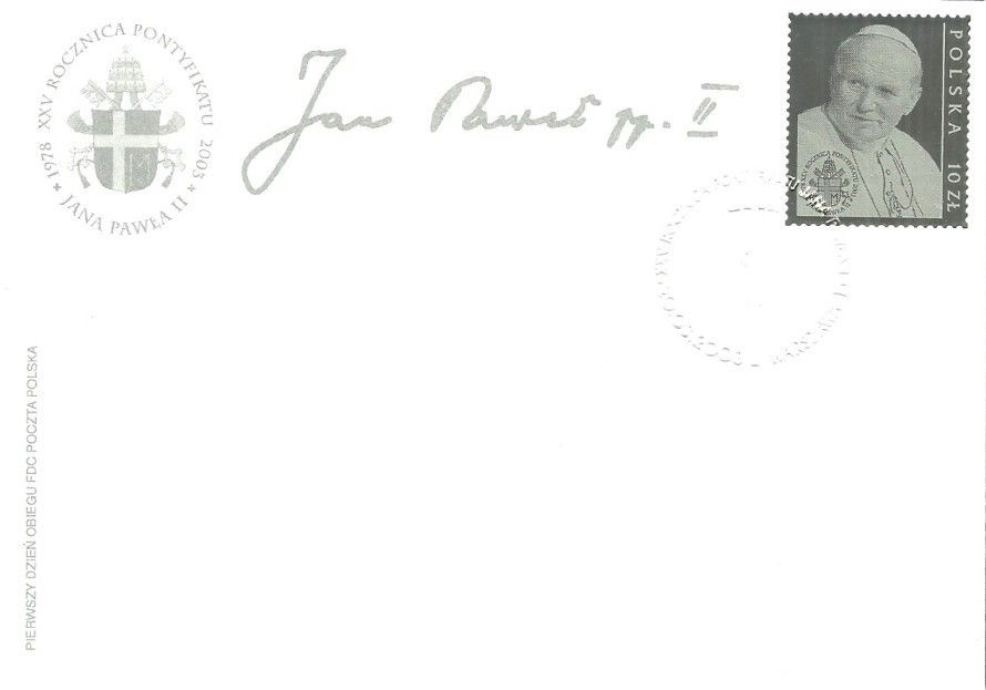 Znaczek Polska 2003 Mi 4017 Fi 3867 FDC