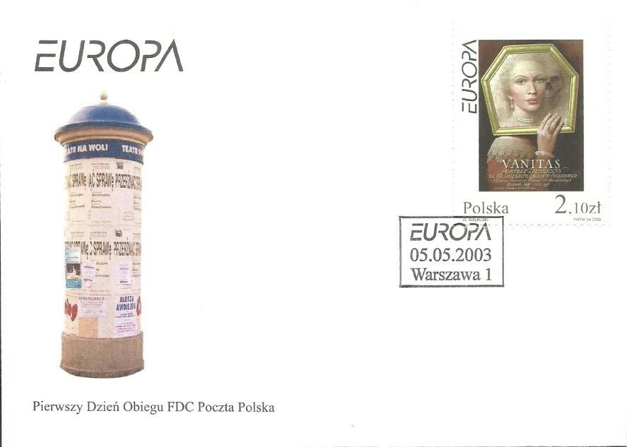 Znaczek Polska 2003 Mi 4050 Fi 3900 FDC