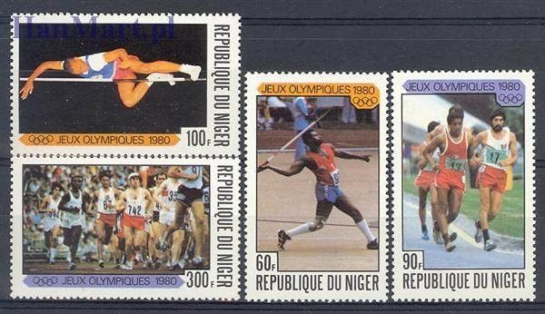 Znaczek Niger 1980 Mi 695-698 Czyste **